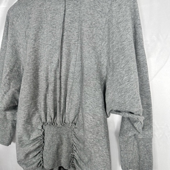 Free People Gray Button Front Knit Top – Size Large - Picture 10 of 14